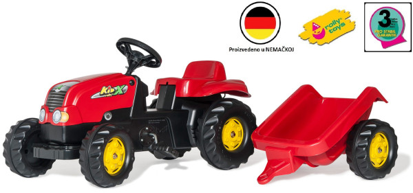 Traktor Rolly kid prikolica,cr