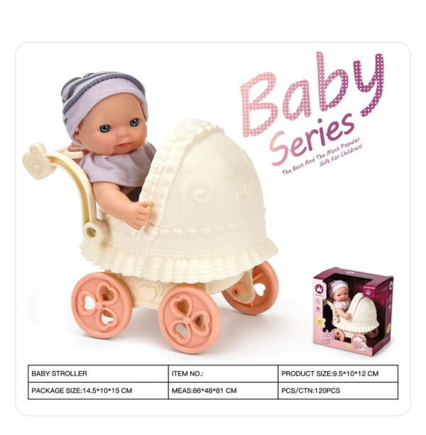 Lutka beba mini sa kolicima