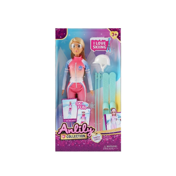 Lutka sa ski opremom