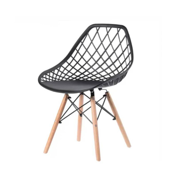 Trpezarijska stolica Skandi crna 25-KS009