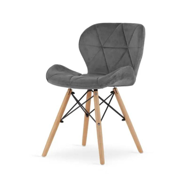 Trpezarijska stolica Freja siva 25-KS012