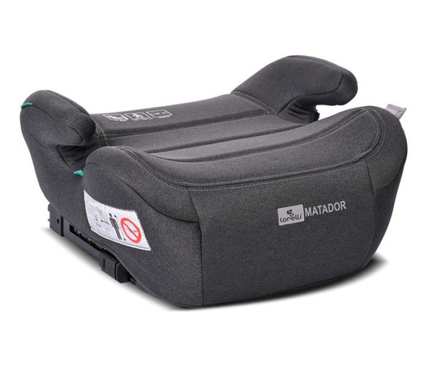 LORELLI AUTO SEDISTE MATADOR I-SIZE ISOFIX (125-150cm) -  BLACK JASPER