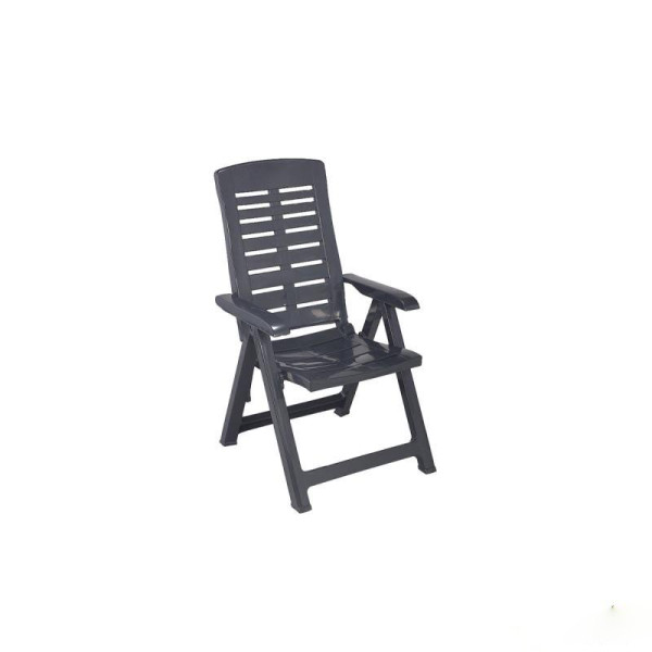 Baštenska stolica plastična Yuma antracit