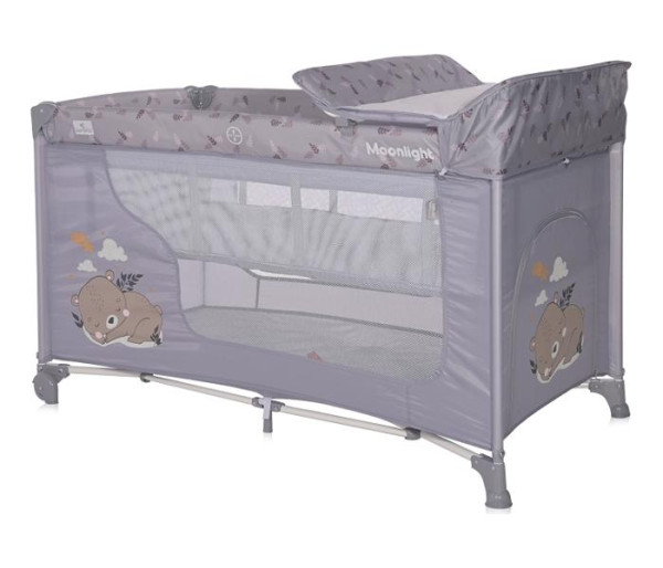 LORELLI PRENOSIVI KREVET MOONLIGHT 2 NIVOA - GREY DREAM (2023)