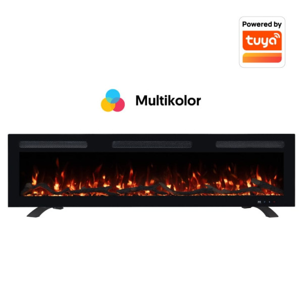 PROSTO smart el. 60'' 3u1 multikolor s. kamin 1800W