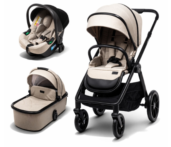 BBO KOLICA ZA BEBE 3u1 (D1) VOYAGE - MUD MELANGE
