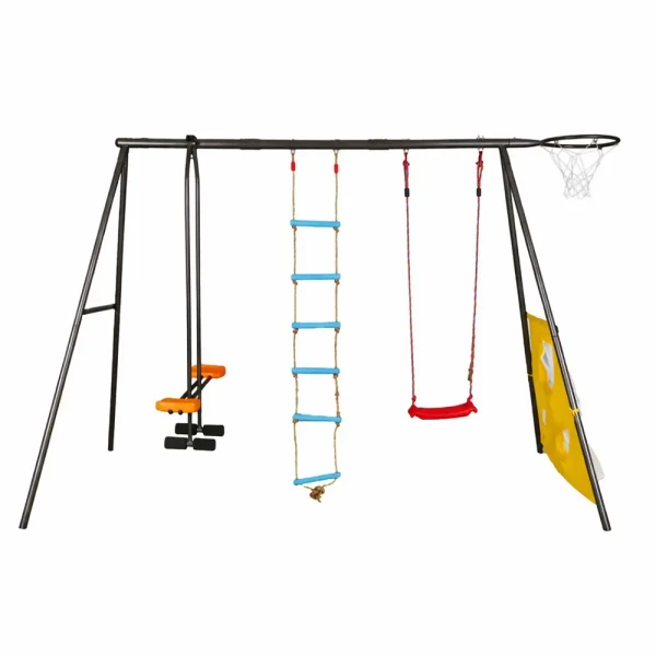 ED Dečiji Set 4u1 klackalica koš merdevine i ljuljaška 360x160x176 cm ( 1907 )