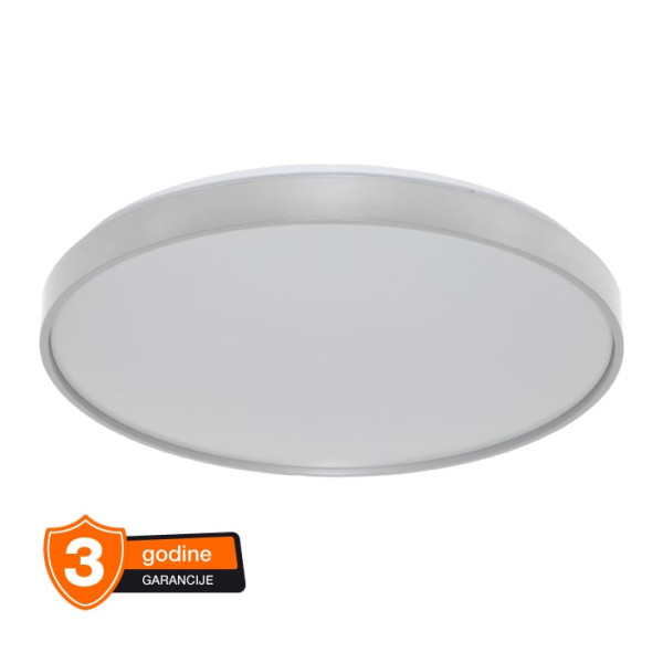 OSRAM LUXO srebrna LED plafonjera 36W 4000K IP20