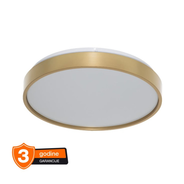 OSRAM LUXO zlatna LED plafonjera 18W 6500K IP20