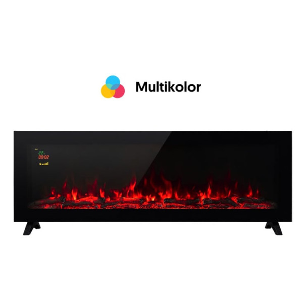 PROSTO 2u1 električni 60'' multikolor kamin 2000W