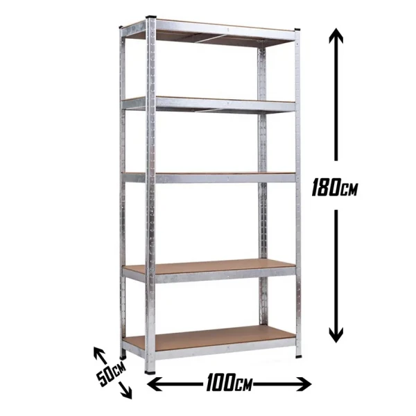 SuperHome 180x100x50cm 175Kg Metalna Montažna Polica ( 1598 )