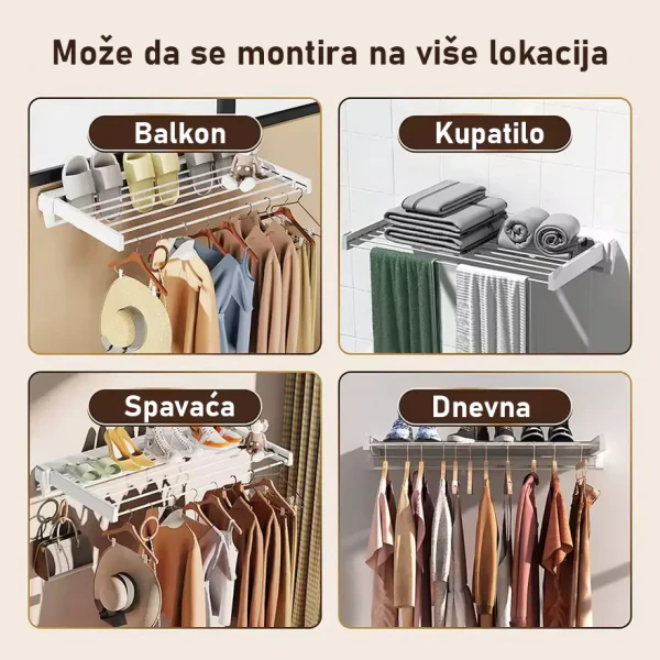 SuperHome Sklopiva Sušilica za Veš WS-D6 ( 1649 ) 