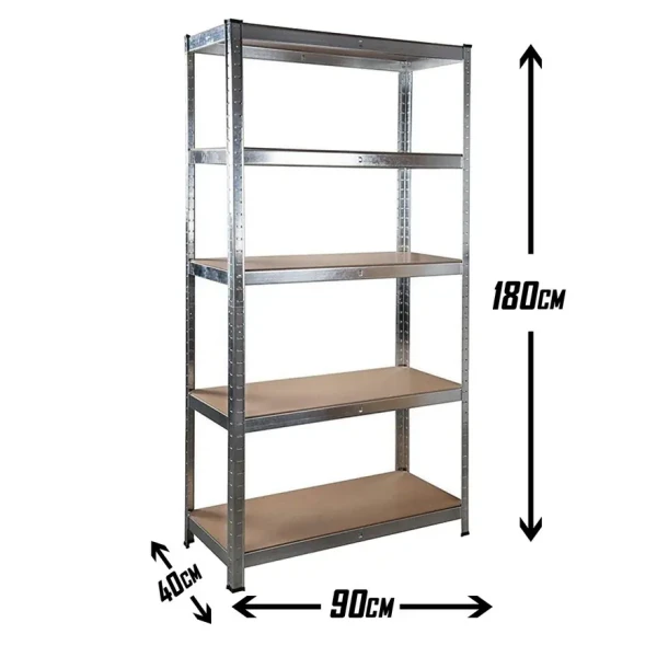 SuperHome 180x90x40cm 175Kg Metalna Montažna Polica ( 1597 )