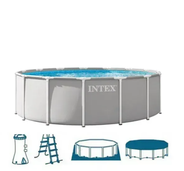 Intex Bazen metalni okvir PRISM FRAME 4.57 X 1.22 26726NP