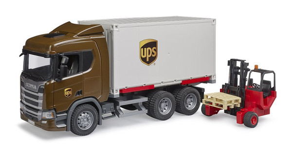 Kamion Scania UPS sa viljuskarom