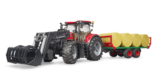 Traktor Case IH Optum 300CVX +prikolica sa balama