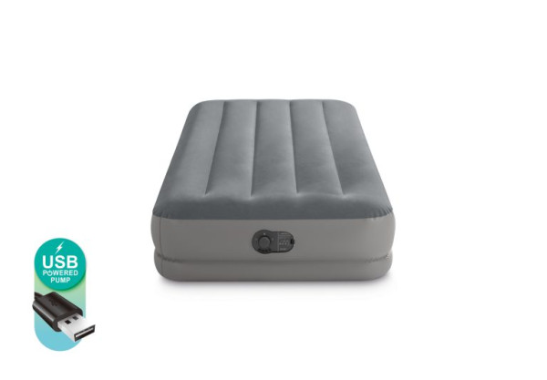 Intex dušek na naduvavanje sa ugrađenom USB pumpom 99x191x30cm 64112