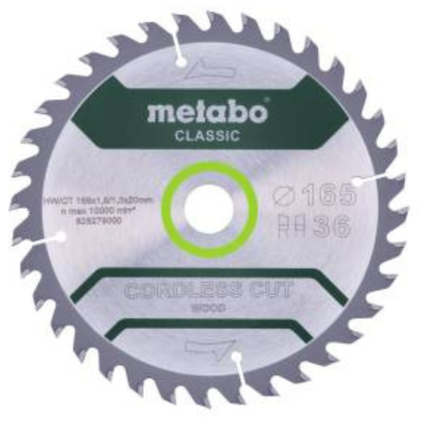 LIST KRUZNE TESTERE 165X1.0X20 mm