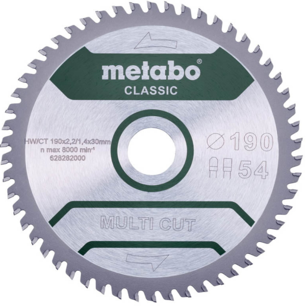 LIST KRUZNE TESTERE Multi Cut - Classic, 190x2.2x30 mm, Z54, FZ/TZ 5?