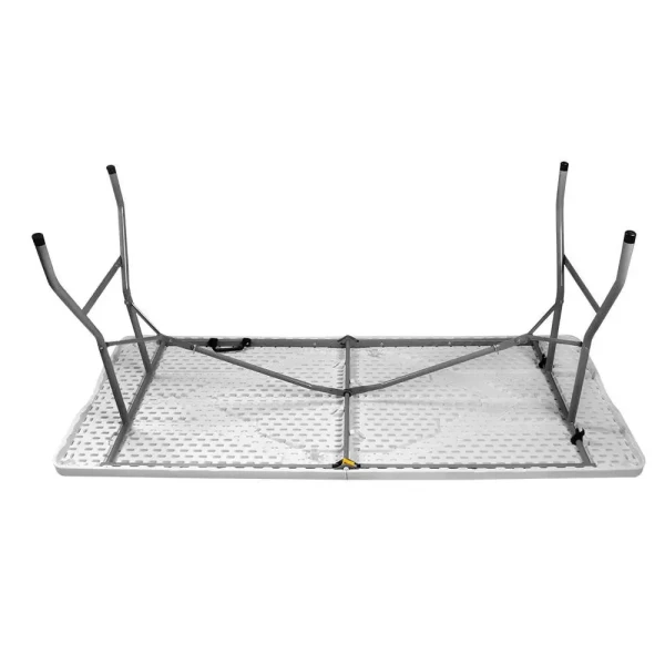 Gardlov Sklopivi Plastični Sto sa Klupama Beli 180cm ( 2159 ) 