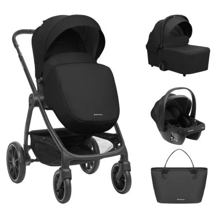Kolica Modena 3in1 set sa I-SIZE I-Prime autosedištem i tvrdom korpom Black